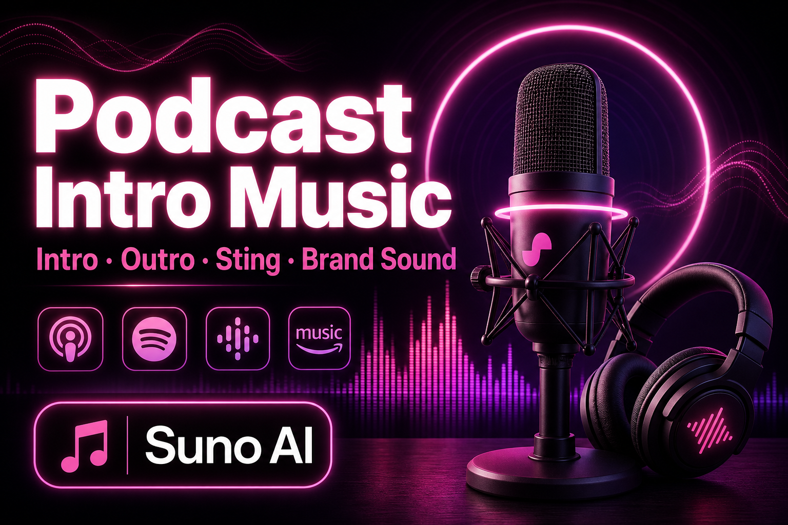 Suno AI Podcast Intro & Outro Music Guide: Brand Sound to Multi-Platform Release